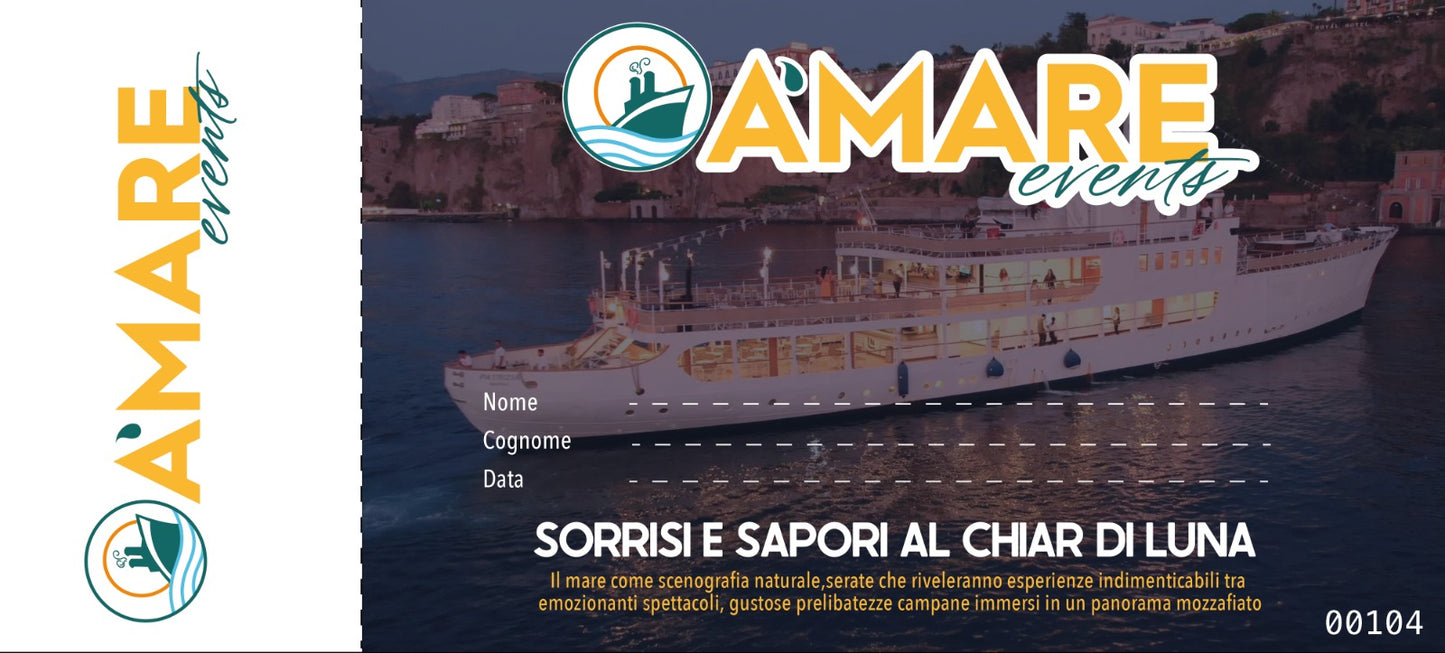 Ticket Evento 10 Settembre - Partenza da Amalfi